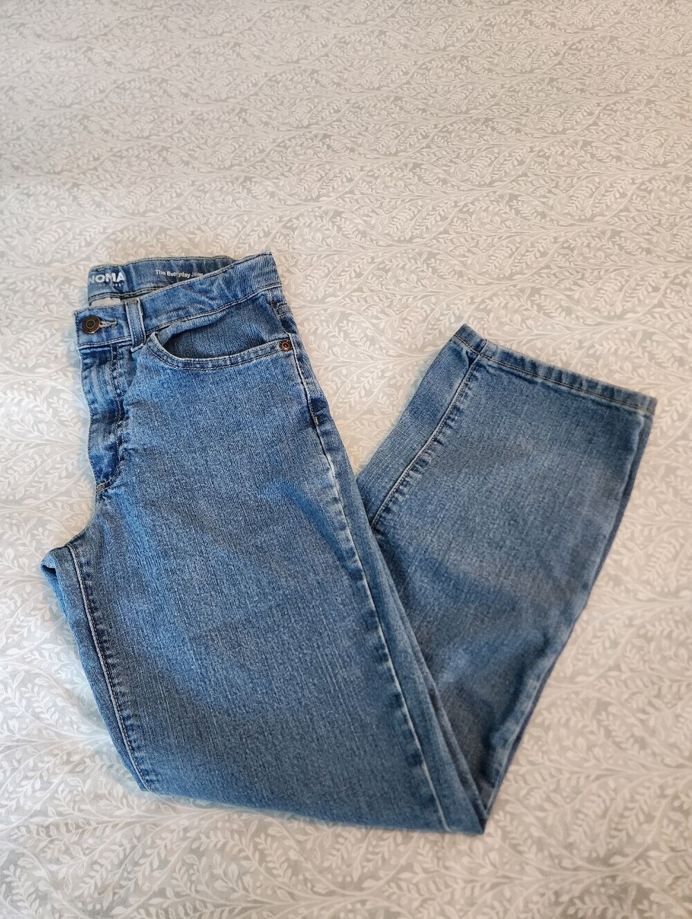 Sonoma Goods For Life Straight-Fit Flexwear Denim Jeans, Boys Size 14